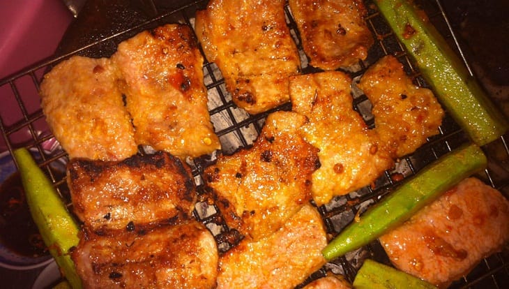 Bắp nướng mỡ hành