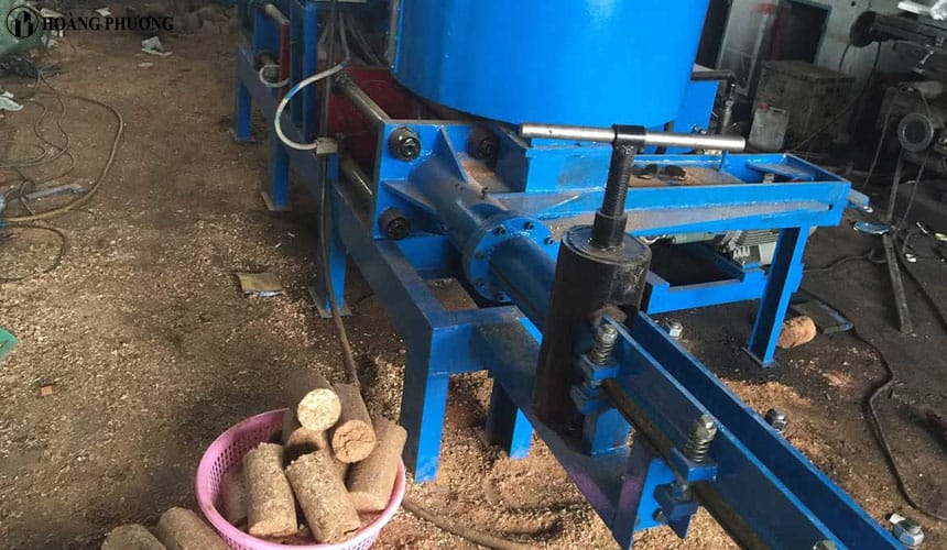 quy trình hoạt động của máy ép than trấu