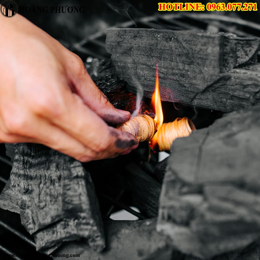 cách đốt than củi nhanh chóng