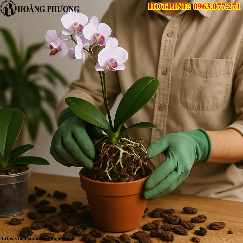 Cách trồng lan hồ điệp bằng than củi